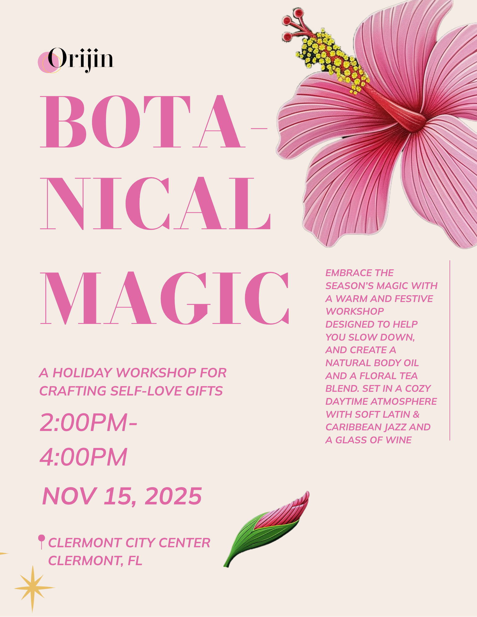 Botanical Magic in Clermont, FL: A Holiday Workshop
