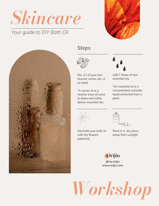 A guide to your custom DIY Bath Oil