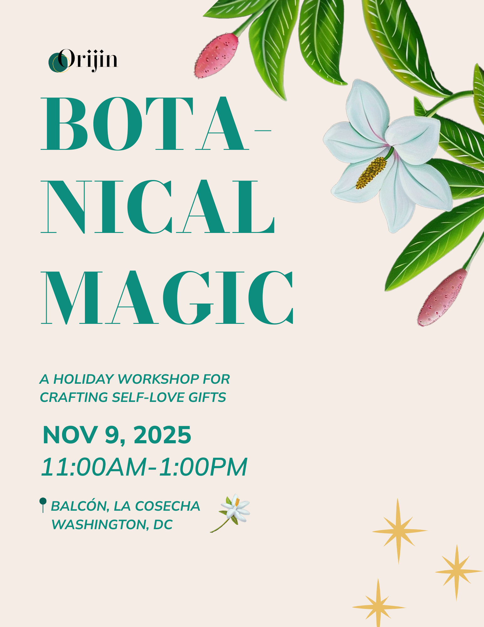 Botanical Magic in DC: A Holiday Workshop